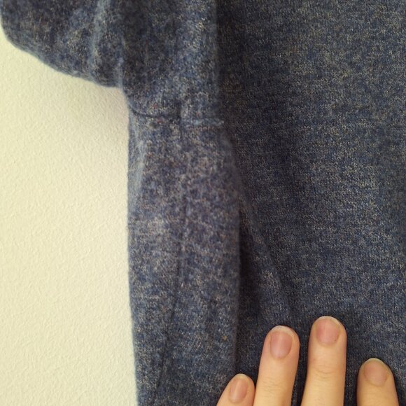 SMARTWOOL Men’s Sparwood Merino 1/4 Zip Alpine Heather Sweater - Picture 8 of 11